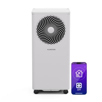 Klarstein Aero Ring 9K klímaberendezés, 9000 BTU, mobil és okos, max. 31 m² hangvezérléssel kép