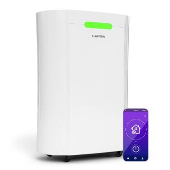 Klarstein AeroDry Smart 12L párátlanító | 12 l/nap | 18 m² | páratartalom érzékelő | irányítás alkalmazás segítségével | 135 m³/h kép