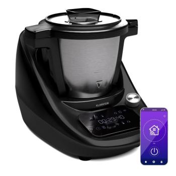 Klarstein Aria Smart, konyhai robotgép, 1700 W, 3,3 l, alkalmazásvezérlés, gőzölős tartozék kép