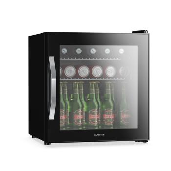 Klarstein Beersafe italhűtő tükörüveges ajtóval | 44 x 48 cm | LED belső világítás kép