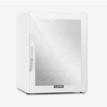 Klarstein Beersafe M Quartz, hűtőszekrény, D, LED, 2 fém rács, üvegajtó, fehér kép