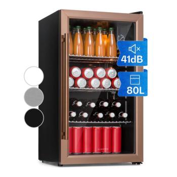 Klarstein Beersafe XXL, hűtő, 80 liter, 3 polc, panoráma üvegajtó kép