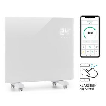 Klarstein Bornholm Single Smart, konvektor, 1000 W, vezérlés applikáción keresztül, fehér kép