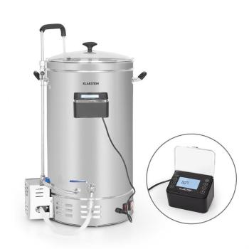 Klarstein Brauheld Pro, sörfőző üst, 2500 W, 35 l, 30 - 100°C, keverőpumpa, rozsdamentes acél kép