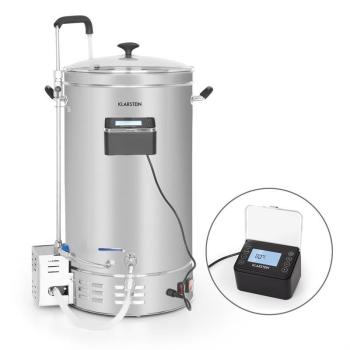 Klarstein Brauheld Pro, sorfőző üst, 3300 W, 45 l, 30 - 100°C, keverőpumpa, rozsdamentes acél kép