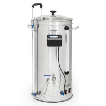 Klarstein Brauheld Smart 45, cefréző üst, 45 l, 2500 W, 100°C, keringető szivattyú, rozsdamentes acél kép