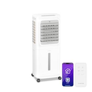 Klarstein Breezcube intelligens vízhűtéses léghűtő | 340 m³/h | 10 l | 30 m² | 3 üzemmód | 50 W kép