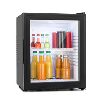 Klarstein Brooklyn minibár, 30 liter, F energiahatékonysági osztály, fekete, üveg kép