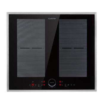 Klarstein Delicatessa 60 Prime, indukciós főzőlap, 4 zóna, 7000 W, időzítő, fekete kép