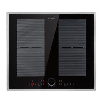 Klarstein Delicatessa 60 Prime, indukciós főzőlap, 7000 W, 4 zóna, időzítő, fekete kép