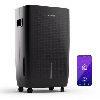 Klarstein DryFy Pro Connect 60 Smart, Párátlanító, WiFi, Kompresszor, 60l/24 h, 45-65 m² kép