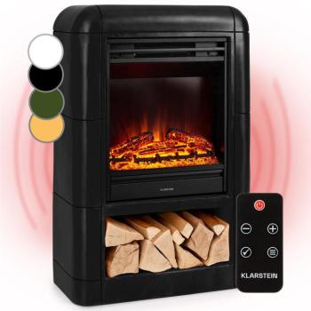 Klarstein Dukono, elektromos kandalló, 1800 W, LED láng, fűtőtest, időzítő, fatároló rész kép