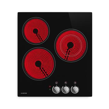 Klarstein EasyCook üvegkerámia főzőlap | 3 főzőzóna | 4700 W | 11 teljesítményszint | 45 cm kép