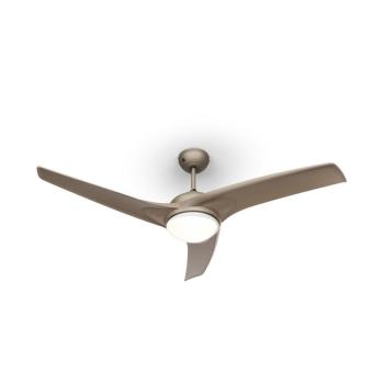 Klarstein Figo, titán, mennyezeti ventilátor, 52", 55 W, mennyezeti lámpa, 2 x 42 W, távirányító kép