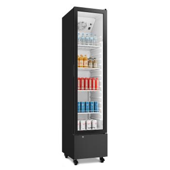 Klarstein GrandCooler Gastro italhűtő | 191,5 x 43 cm | LED-belsővilágítás | Fekete kép