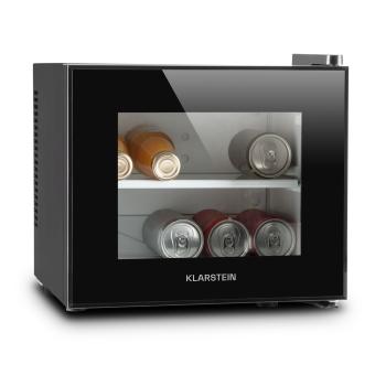 Klarstein Happy Hour mini hűtőszekrény, 10 liter, B energiahatékonysági osztály, 65 W, fekete kép