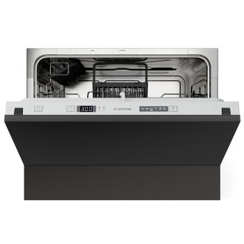 Klarstein Havasia Flow UV 6 Secret beépíthető mosogatógép, kompakt, 6 készlet, UV-Lámpa, 6 Program kép
