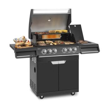 Klarstein Highgrade 4 IB, gáz grill, 6 égő, 19,8 kW, 71 x 46 cm grill felület, nemesacél kép