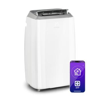 Klarstein Iceblock Smart 12K, mobil klíma, 3 az 1-ben, 12.000 BTU, irányítás alkalmazás által , fehér kép