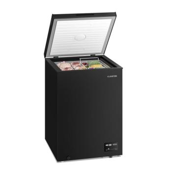 Klarstein Iceblokk fagyasztóláda | 142 l | 84 cm | 0 °C – -24 °C | 4 csillag | Fekete kép