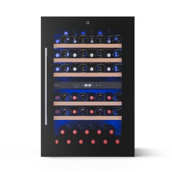 Klarstein Illuminosa beépíthető borhűtő | Dualzone | UV-védelem | 143 liter | 57 palack | 60 cm kép