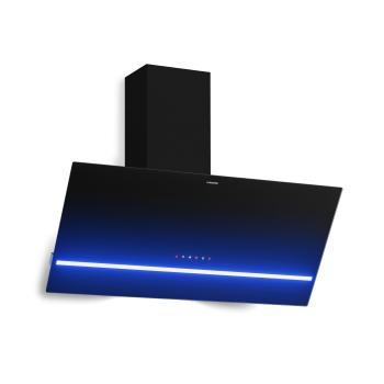 Klarstein Illuminosa szabadon álló páraelszívó | Kivezetéses és keringtetéses üzemmód | Minimalista | 818 m³/h | 90 cm kép
