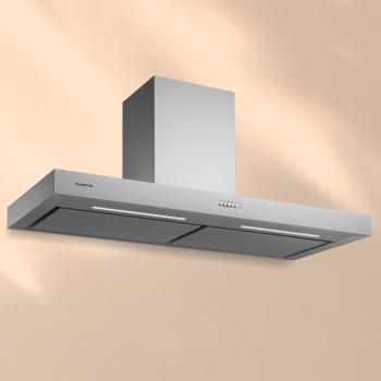Klarstein Limelight 120, páraelszívó, 120 cm, fali páraelszívó, 546,2 m³/ó, érintőképernyős kép