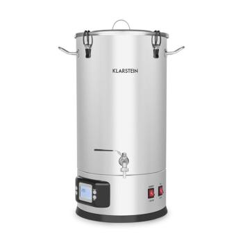 Klarstein Maischfest 25, sörfőző üst, 5 részes, 25 l, 1500 W/ 3000 W, érintős LCD, rozsdamentes acél kép