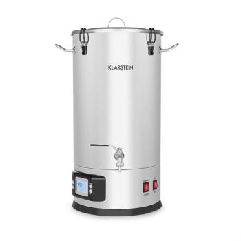 Klarstein Maischfest 35, sörfőző üst, 5 részes, 35 l, 1500 W/ 3000 W, érintős LCD, rozsdamentes acél kép