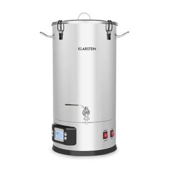 Klarstein Maischfest Maischekessel, sörfőzőüst 5 részes, 1500/3000 W, 35 l, LCD nemesacél kép