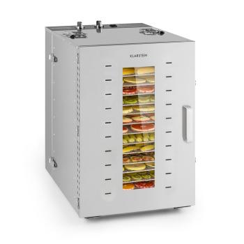 Klarstein Master Jerky 16 aszalógép 1500W 40-90 °C 15 órás időzítő rozsdamentes acélból kép