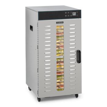 Klarstein Master Jerky 300, élelmiszerszárító gép, 2000 W, 40 - 90 °C, 24 órás időzítő, nemesacél, ezüstszínű kép