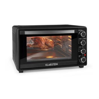 Klarstein Masterchef 45, mini sütő, 2000 W, 45 l, 100 – 230 °C, időzítő, fekete kép