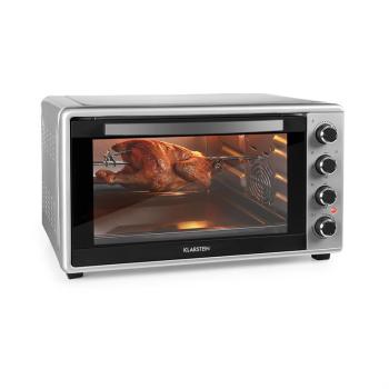 Klarstein Masterchef 60, mini sütő, 2000 W, 60 l, 100 – 230 °C, időzítő, ezüst kép