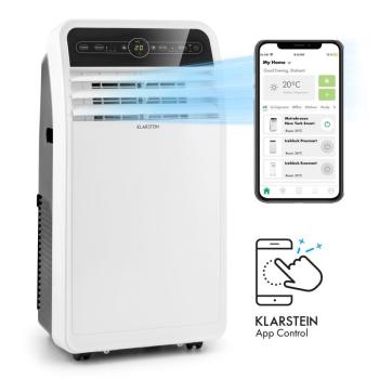 Klarstein Metrobreeze New York Smart 12k, mobil klíma, 12000 BTU / 3,5 kW, A energiaosztály, távirányító kép