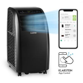 Klarstein Metrobreeze Rom Smart, mobil klíma, 10000 BTU/3,0 kW, A energiahatékonysági osztály, távirányító kép