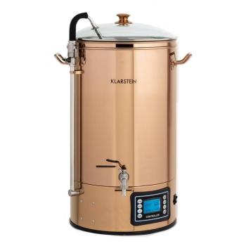 Klarstein Mundschenk, cefréző üst, 30 l, 2500 W, sörfőző berendezés, 9 program kép