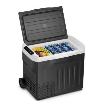 Klarstein PolarForce 37 l kompresszoros hűtődoboz, LCD panel, világítás, off-road, akkumulátorvédelem, 12V/230V kép