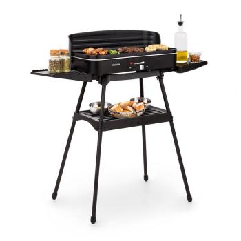 Klarstein Porterhouse, elektromos grillsütő, 2200 W, tapadásmentes grillező felület, fekete kép