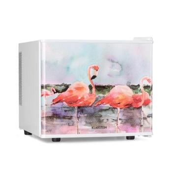 Klarstein Pretty Cool, hűtőszekrény kozmetikumokra, Flamingo, 17 literes, 50 W, 1 polc kép