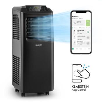 Klarstein Pure Blizzard Smart 9k, mobil klíma, 9000 BTU / 2,6 kW, A energiahatékonysági osztály, távirányító kép