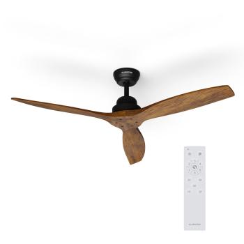 Klarstein Santa Elena 52", Ø 132 cm mennyezeti ventilátor, 9 060 m³/ó, valódi fa lapátok, 6 sebesség beállítás, távirányító kép