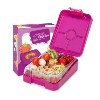 Klarstein, schmatzfatz easy, snack box, 4 rekesz, 18 x 15 x 5 cm (Sz x M x M) kép