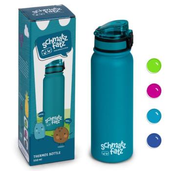 Klarstein schmatzfatz gyermek szigetelt ivópalack 550 ml rozsdamentes acél | ABS | BPA-mentes kép