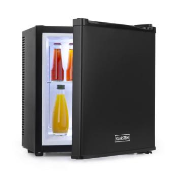 Klarstein Secret Cool, mini hűtőszekrény, minibár, 13l, G energiaosztály, 0 dB, fekete kép