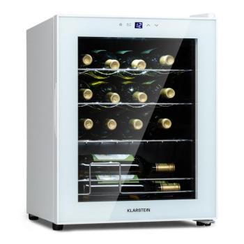 Klarstein Shiraz 16 Quartz, borhűtő, 42 liter, 160 W, 5 - 18 °C, érintőképernyős vezérlőpanel kép