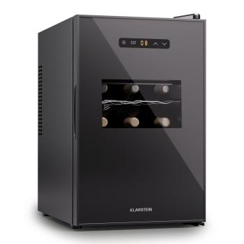 Klarstein Silent Vino 15 Uno Borhűtő 41 l / 15 palack 5-18 °C Érintős kép