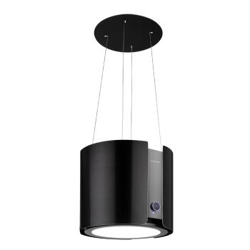 Klarstein Skyfall, sziget páraelszívó, Ø 45 cm, légkeringetés, 413 m³/ó, LED, nemesacél, fekete kép