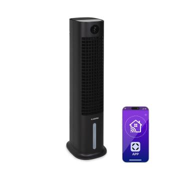 Klarstein Skytower Grand Smart, léghűtő, 80 W, 460 m³ / h, 8 liter, hordozható kép