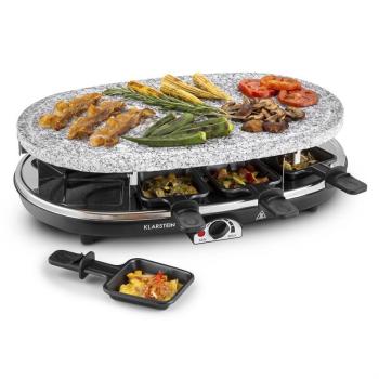 Klarstein Steaklette, 1500W, raclette sütő gránitlappal, 8 személyes kép